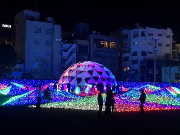 s_天文館ミリオネーション2019　プラレイン　PlaRain　天文館公園　イルミネーション　鹿児島　和晃プラスチック6